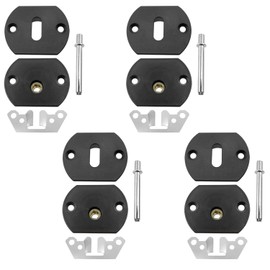 Yocimango 4 Set Furniture Connectors Needle Type Furniture Connector Sectional Connector Brackets (2.8 in)