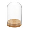 uxcell Cloche Glass Dome, 4.7" x 3.1" Decorative Glass Display