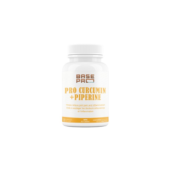 PRO Curcumin + Piperine - 120 CAPSULES | 95% Curcuminoids