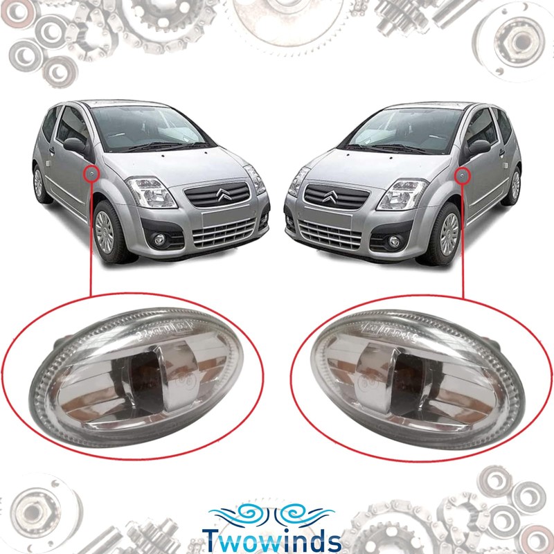 Twowinds Side indicator, indicator light outside indicator left and right,