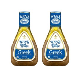 Ken's Steak House Greek Dressing, 16 OZ (Pack of 2)