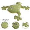 Huniupore Large Frog Stuffed Animal Green Frog Plush Toy Frog