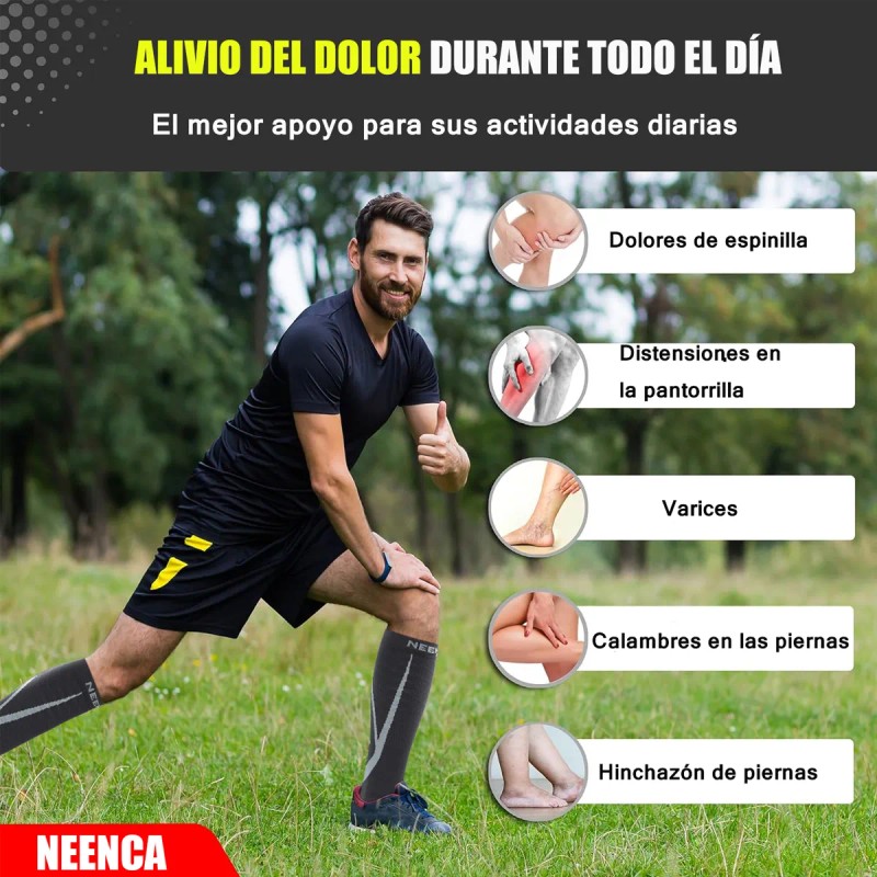 Medias De Compresión Sin Pie Neenca Para Varices Y Deporte