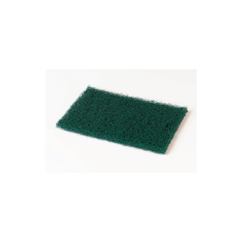 Scotch-Brite 86 Commercial Heavy-Duty Scouring Pad, Green, 6 x 9,
