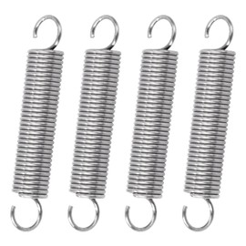 GUNGY Tension Springs with Hooks Stainless Steel Tension Spring 55 mm Outer Diameter 10 mm Wire Diameter 1.2 mm Hook Angle 90 Degree Maximum Tensile Force 3.2 kg 1.2 x 10 x 55 mm Pack of 4