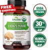 USDA Organic Lion's Mane 20:1 Extract, 16,000 mg Strength, 120