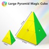 Vdealen Large Pyramid Magic Cube Triangle Cube, 27.5 cm Pyraminx