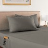 Elegant Comfort 4-Piece Solid Smart Sheet Set-Deep Pocket Fitted Sheet