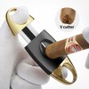 Cigar Cutter and Lighter Set - Butane Torch Lighter with