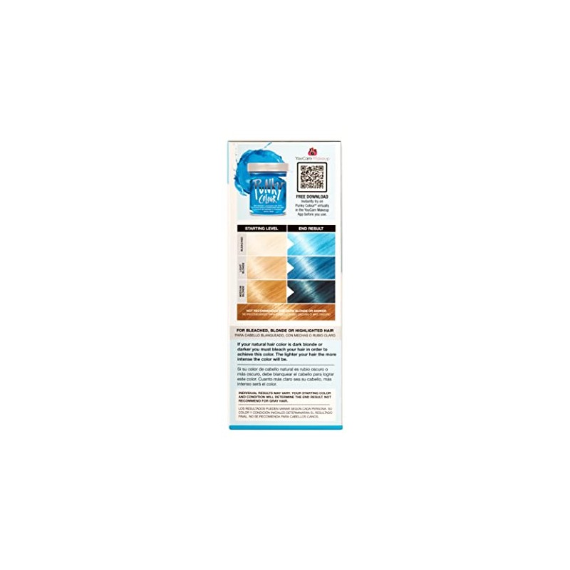 Punky Kit de Caja de Color Azul Laguna 3.5 Oz
