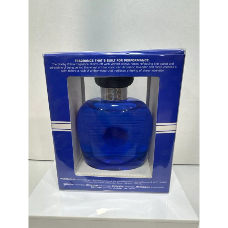 Shelby Cobra Blue For Men 3.4 OZ. EDT Spray