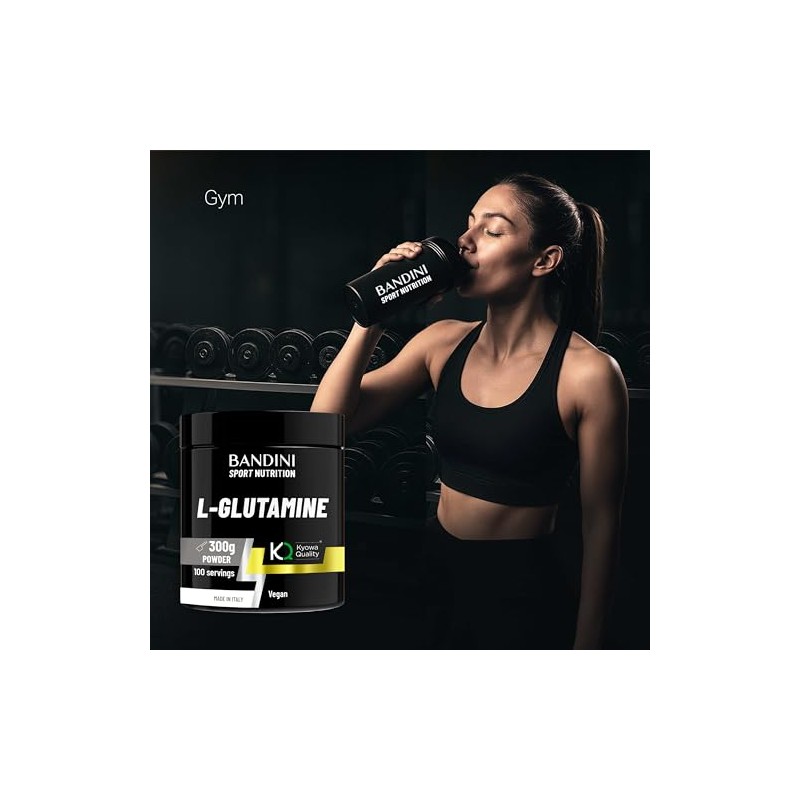 Bandini® L-Glutamine Powder | 3000 mg Pure Kyowa® Quality Glutamine