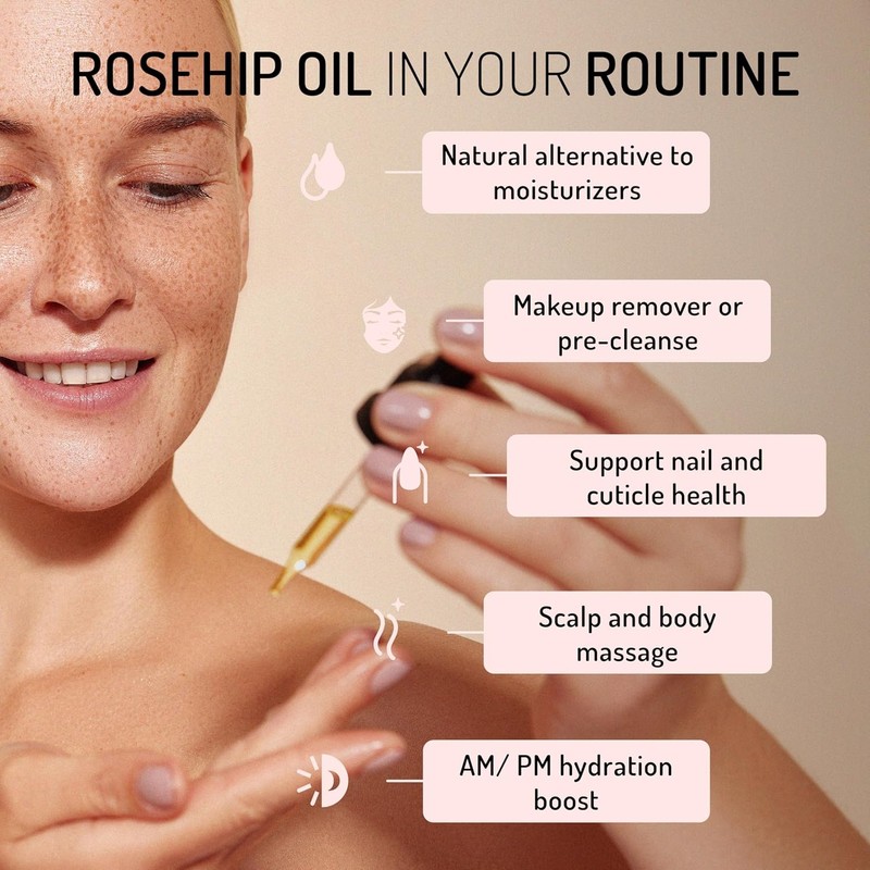 Eve Hanson Rosehip Oil - Organic Cold Pressed Seeds |Moisturizing