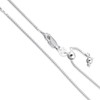 Sterling Silver Adjustable Box Chain 1.1mm Genuine Solid 925 Italy