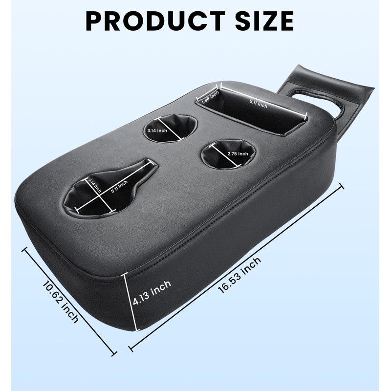 Sinvanho Car Cup Holder, Back Seat Cup Holder for Car,