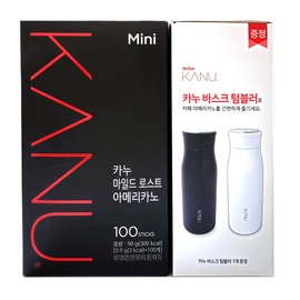 Kanu Mini Colombia Mild Roasted Instant Americano Coffee with Random Gift_0.03 oz x 100 Sticks