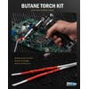 RAVS 14-piece Butane Torch Kit, 8-in-1 Butane Soldering Torch Kit