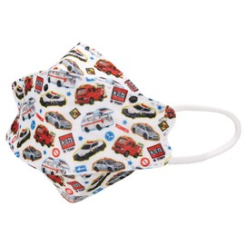 Skater MSKSH3-A 3D Non-Woven Three-Layer Mask, Small, Children's Size, Tomica 5 Pieces