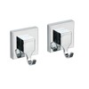 WENKO Set of 2 Towel Hooks, Coat Hooks, Acrylonitrile Butadiene