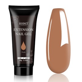 EODCI Poly Nagel Gel 60g, Nude Art Acrylgel für Nägel Builder Gel Nagelverlängerung Quick Extension Building Acryl Nagelgel für Techniker Starter DIY Salon Kunst