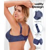 Wingslove brasier reductor inalámbrico para mujer, talla grande, no acolchado,