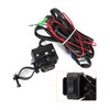 QWORK Universal 12V Solenoid Relay Contactor Winch Rocker Thumb Switch