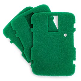 LTWHOME Compatible Green Coarse Filter Foams Replacement for All Pond Solutions CUP-311 (Pack of 3)