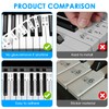 BROTOU Removable Piano Notes Guide for Beginner, Piano Keyboard Note