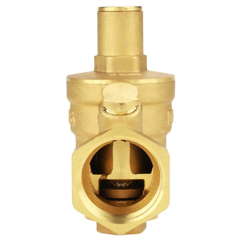 Hilitand DN25 Brass Relief Valve Adjustable Water Pressure Reducing Regulator