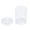 Cotton Round Dispenser, Round Clear Acrylic Makeup Cotton Pad Swab