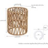 Haptufer Boho Shades Replacement 5.9In Height Pendant Sconce Shade Cylinder