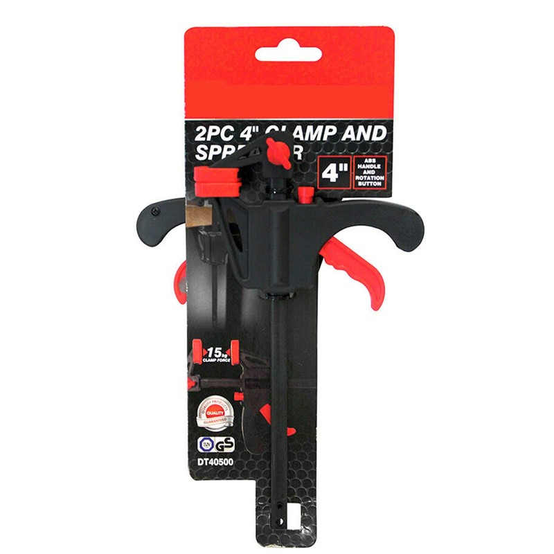 2pc 4-Inch 103mm Jaws Ratchet Trigger/G/Speed Clamps Woodworking Carpentry DIY