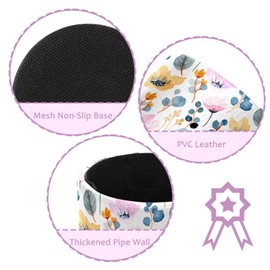 otnrnondcl Floral Design Pencil Holder, Pencil Cup for Desk, Makeup Brush Holder Cup for Kids Desk Organizer for Office, Classroom, Home