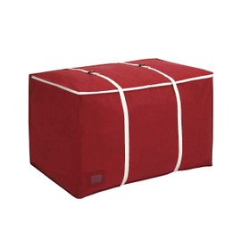 Towa Sangyo Futon Storage, Red, Approx. 25.6 x 39.4 x 25.6 inches (65 x 100 x