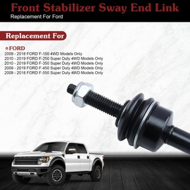 K750362 - Enlace de barra estabilizadora frontal, Tornillo Estabilizador, compatible con F-150 2009-2018 F-250F-350F-450 Super Duty 2009-2018 F-550 Super Duty