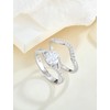 STARCHENIE Engagement Wedding Band Promise Eternity Rings Sets for Women