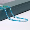 Xfoxstal Boho Gradient Agate Beaded Necklaces for Women Trendy Summer