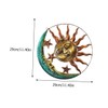Ipetboom 1 PC Unique Sun Moon Pendant Wall Hanging Decor