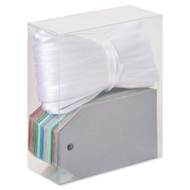 American Greetings Gift Tags with Ribbon, Multicolor (100-Count)