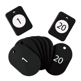 Open Industries BF-150-BK Cloak Tickets 20 Pairs #1-20 Black