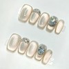 Market Sensitivity Sweet Sugar Nail Tips 10p Set, 1 Piece, NO 2 / 마켓감성 달콤설탕 네일팁 10p 세트, 1개, NO 2