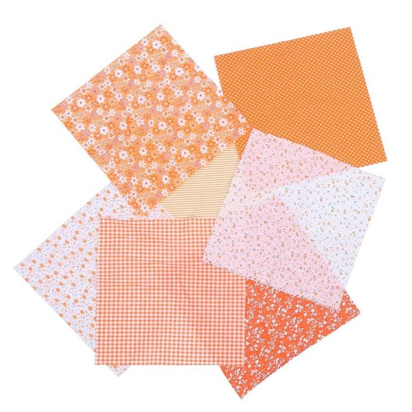 14Pcs Cotton Craft Fabric, Quilting Patchwork Fat Quarter Bundles Quilt