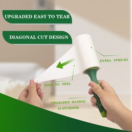 Lint Rollers for Pet Hair,440 Sheets 2 Handles with 4 Refills Lint Remover for Cat Dog Hair, Furniture,Clothes with Extra Sticky