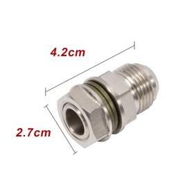 315-04301-010 10AN Turbo Oil Pan Oil Return Drain Plug Adapter Bung Fitting No Weld Replace 31504301010