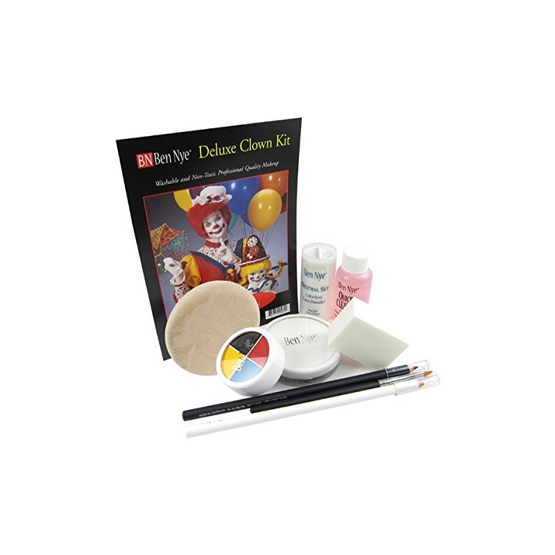 Ben Nye Clown Makeup Kits - Deluxe Whiteface DK-1