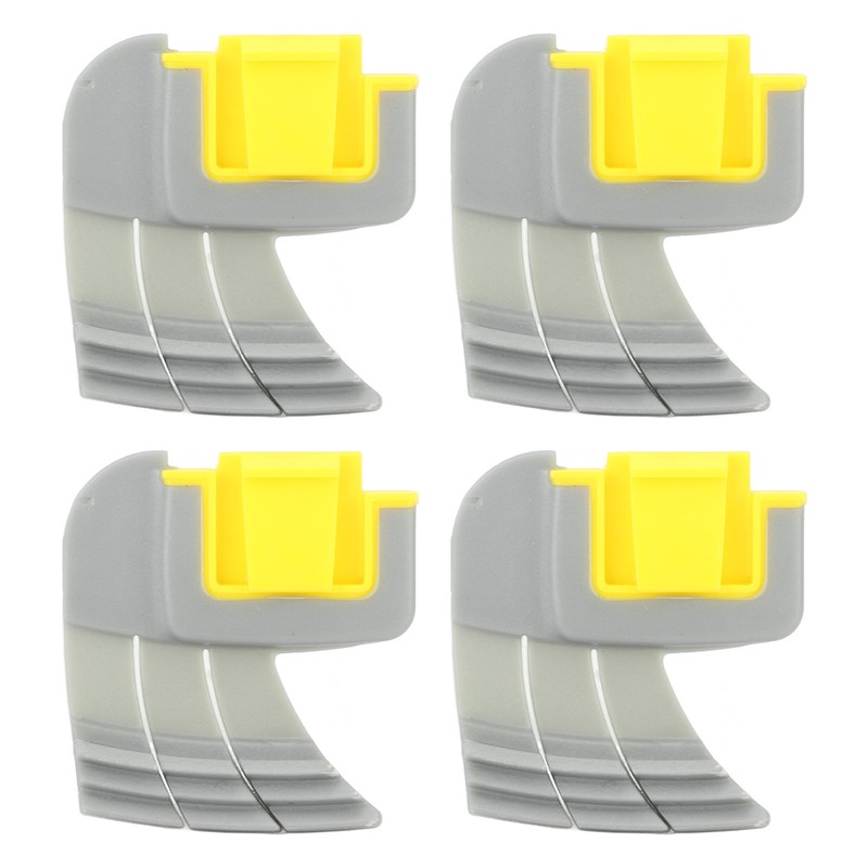 4pcs Cyclonic Scrubbing Brushes Plastic Rubber Cyclonic Brush Replacement Parts