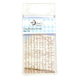 Archer AR1026 Long Darning Hand Sewing Needles Size 3-9, Metal, Silver, 10 x 5 x 1 cm