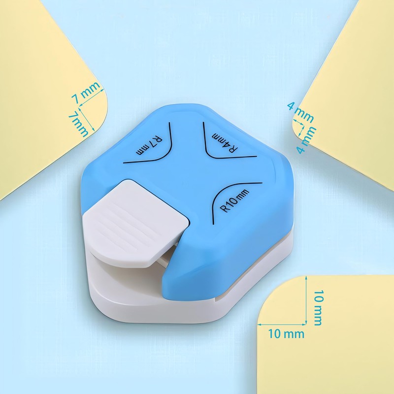 VSREI Corner Punch 3 in 1 with 3 Sizes 4/7/10mm