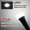 DiCUNO E27 Lamp Socket Adapter, Adjustable Lamp Extension, Flexible Socket