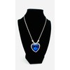 Titanic Blue Heart Necklace in Pouch